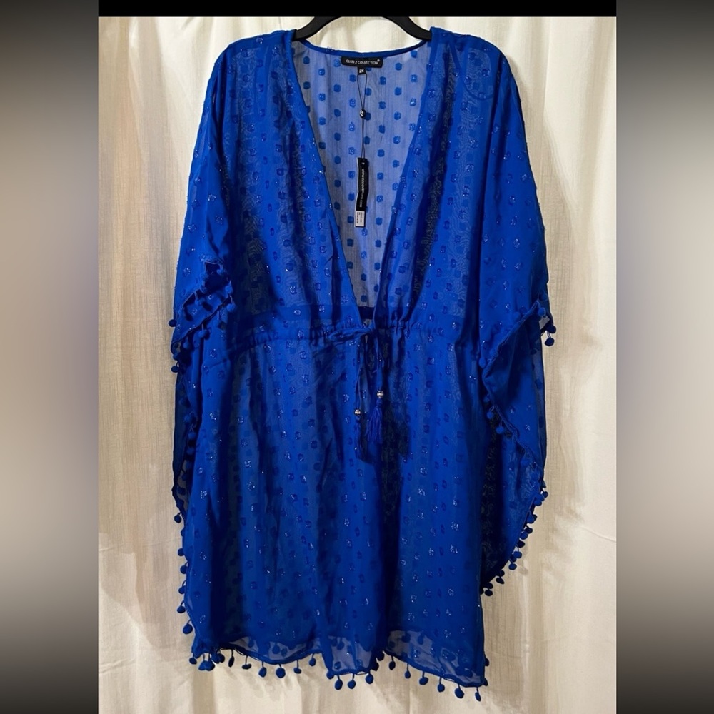 Club Z Collection Plus Size Coverup